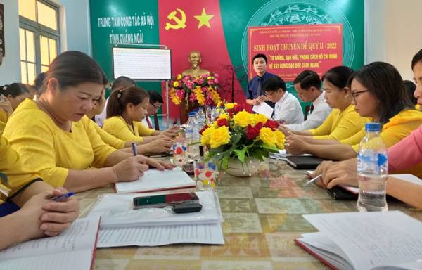 Sinh hoạt Chuyên đề quý II năm 2022